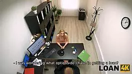 pink panties seal the deal at loan4k casting