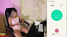 fun pumping swollen pussy muscles with master gokilla 😏