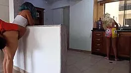 Home gathering with relatives sharing casual stories