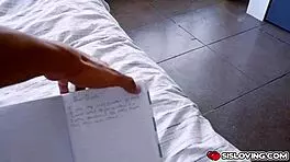 Layla London gets pounded doggystyle by her horny stepbrother.