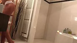 I secretly filmed my petite girlfriend's bathtime with a gopro for some voyeur fun.