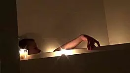 I secretly filmed my petite girlfriend's bathtime with a gopro for some voyeur fun.