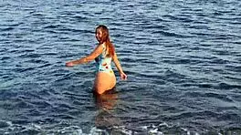 horny teen anaduro12 gets wild on beach in public