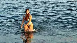 horny teen anaduro12 gets wild on beach in public