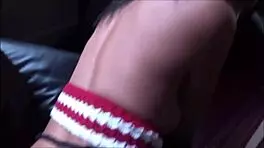 stepbrother spies on his perverted sister, blackmailing her with big tits and ass. what will she do?