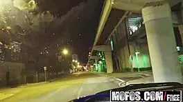 Wow! Mofos stranded teen Kelly Greene gets naughty banged from behind in wild threesome