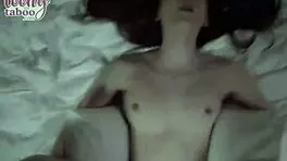 Redhead teen 18+ babysitter michelle anthony gets missionary fucked, swallows cum sensually