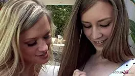 Milf Teaches Virgin Teen Lesbian Sex