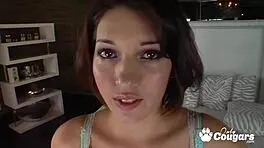 Flexible 18yo Katie Michaels Gets Big Messy Facial