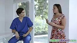 Innocent Nurse Stroking Big Cock!