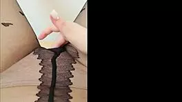 orgasm through pantyhose feels so wild