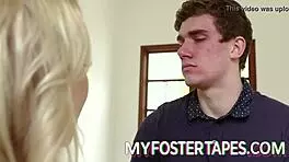 Foster stepsiblings compete for attention in the bedroom