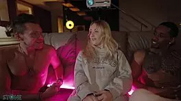 French Teen 18+ Goes Wild with Interracial Double Penetration