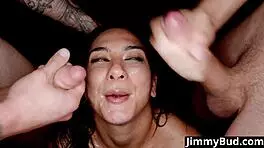 Man, me and Lena Cox got dp’d by two vicious friends bangin’ every hole!