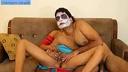 Desi Sali Sapna Turned Horny Celebrating Festival with Jiju in Bedroom