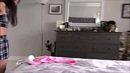 Tiny Asian Teen 18+ Step Sister Shares Room with Brother! Lulu Chu in Family Therapy Preview!