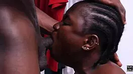 intense blowjob leads to deepthroat creampie