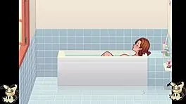 Wow, Hentai Game Countryside Life Gets Wild! Bathroom Blowjobs and Shower Action?