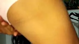 Brunette in Twerk Class Wets Her Panty with Cumshot and Cunilingus