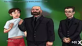 in summertimesaga, the first slit you see is in episode 1 scene 37