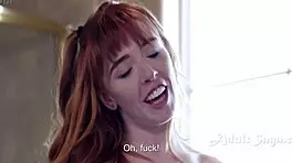 petite stepdaughter obsessed with stepmom’s cougar body! 😘