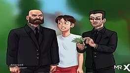 in summertimesaga, the first slit you see is in episode 1 scene 37