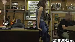 Pretty Woman Fucks Before Pawning Her Stuff For Extra Money