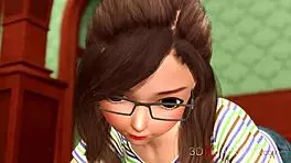 shy nerdy indian girl dreams of christmas assfucking by santa claus