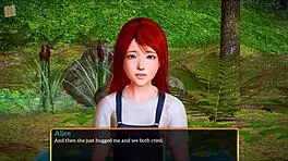 teen with small tits in erotic cartoon game