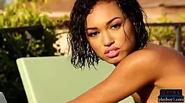 Black Teen Model Noelle Monique Strips Bikini Raw!