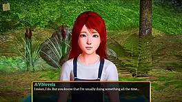 teen with small tits in erotic cartoon game