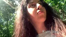 Teen Flashes in Public Park, Pees, and Talks Dirty!