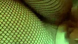 I love bama's blowjob in fishnets