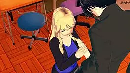 Scp 105 Fingers Pussy Before Riding Cock In Chair - Scp Foundation Hentai