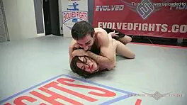 Man, I totally got wrecked... Juliette March banged me rough in wrestling match!