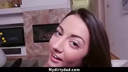 Step Daughter Uses Uncle For Personal Valentines Blowjob And Hardcore Fuck