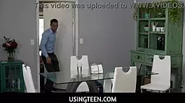 Using teen 18+ redhead tutor, freeused hard by her student.