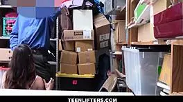 teenlifters - shoplifter stepdaughter bangs officer with stepdad's ok