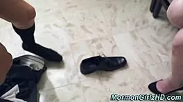 Hairy Mormon Teen 18+ Rides Cock in Missionary POV Hardcore Amateur Action