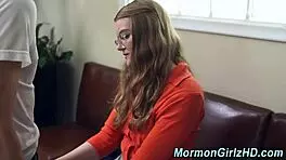 Hairy Mormon Teen 18+ Rides Cock in Missionary POV Hardcore Amateur Action