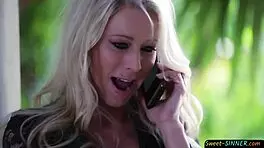 saucy blonde fucks at the office