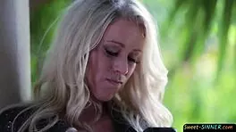 saucy blonde fucks at the office