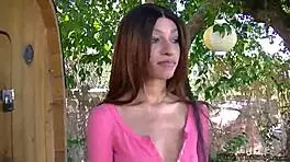 Tiny Trisha Blowbang Teen Sucks Off Dicks in Ebony Scene