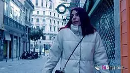 Rosie debuts porn with old guy watching her bubble butt bounce.