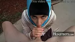 she strips fully naked but keeps her hijab on, wanna see more?