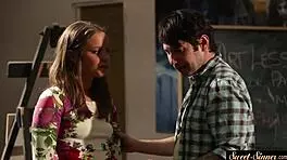 Teen Babe in Glamour Art Class Storyline