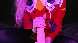 Zero Two squirts during anal fuck in cosplay POV.