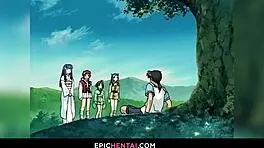 Sweet virgin pussy fucked and fingered in hentai.