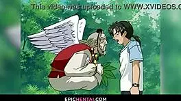 Sweet virgin pussy fucked and fingered in hentai.