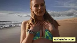 sahara skye and charles dera chat in a car by the beach